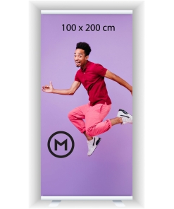 Roll up Basic telineen koko 100x200cm
