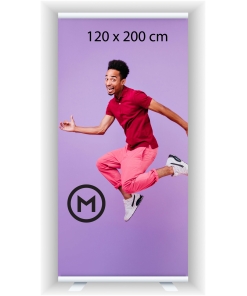Roll up Basic telineen koko 120x200cm