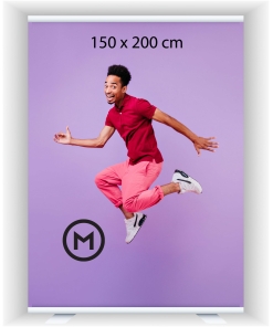 Roll up Basic telineen koko 150x200cm