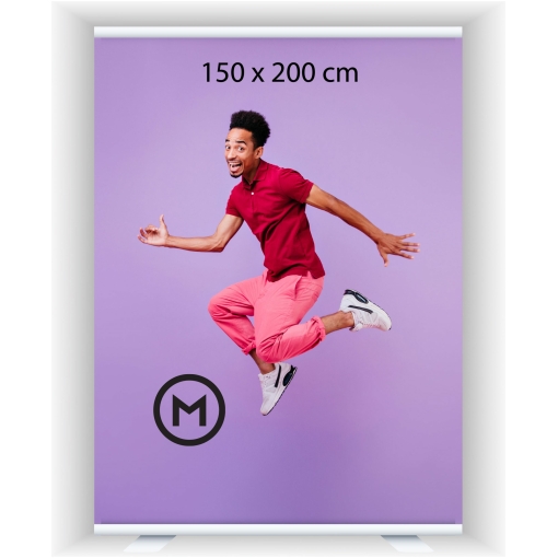 Roll up Basic telineen koko 150x200cm